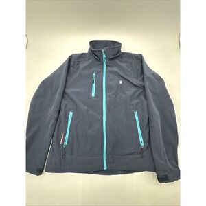 Little Donkey Andy Navy Blue Medium Women's Softshell Jacket Ski Snowboard READ